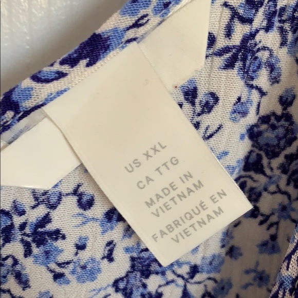 H&M Floral Tie Tank - Picture 4 of 4